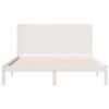 vidaXL Cadre de lit extra long sans matelas 140x220 cm bois massif