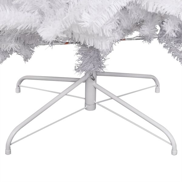 vidaXL Sapin de No&euml;l artificiel &agrave; charni&egrave;res avec neige floqu&eacute;e 240 cm