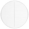 vidaXL Grille de barbecue ronde &Oslash;50 cm acier inoxydable 304