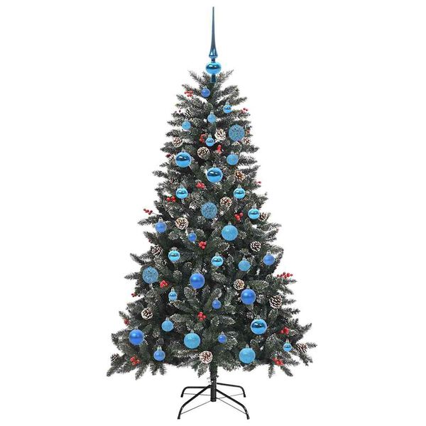 vidaXL Sapin de No&euml;l artificiel Vert 150 cm PVC, plastique et acier