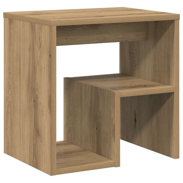 vidaXL Tables de chevet 2 pcs ch&ecirc;ne artisanal bois d'ing&eacute;nierie