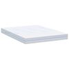 vidaXL Matelas Blanc 140 x 200 cm Tissu jacquard
