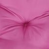 vidaXL Coussin rond rose &Oslash; 60 x11 cm tissu oxford