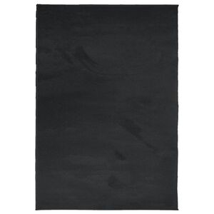 vidaXL Tapis OVIEDO à poils courts noir 160x230 cm