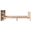 vidaXL Lit bibliothèque sans matelas 90x190 cm bois de pin massif