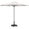 vidaXL Pied de parasol Noir &Oslash;38-48 mm PE, b&eacute;ton et fer