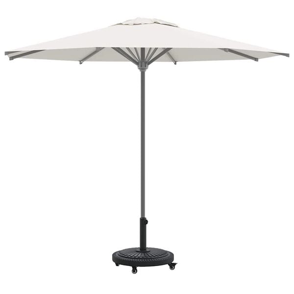 vidaXL Pied de parasol Noir &Oslash;38-48 mm PE, b&eacute;ton et fer