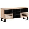 vidaXL Meuble TV 100x34x46 cm bois massif de manguier
