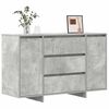 vidaXL Buffet Gris béton 120 x 41 x 75 cm Bois d'ingénierie