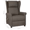 vidaXL Fauteuil de massage Marron Tissu