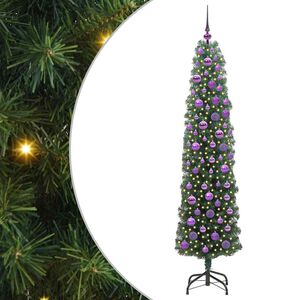 vidaXL Sapin de No&euml;l artificiel Vert 180 cm PVC et acier et plastique