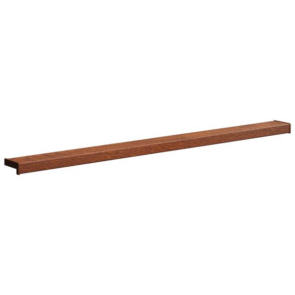 vidaXL Appui de fen&ecirc;tre Bois Brun 120 x 15 x 4,5 cm PVC