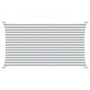 vidaXL Voile d'ombre Gris clair et blanc 4,5 x 2,5 m