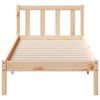 vidaXL Cadre de lit extra long sans matelas 80x220 cm bois massif pin
