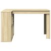 vidaXL Bureau ch&ecirc;ne sonoma 123,5x73,5x75 cm bois d'ing&eacute;nierie