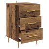 vidaXL Cabinet de chevet Bois ancien 40 x 40 x 66 cm Bois d'ing&eacute;nierie