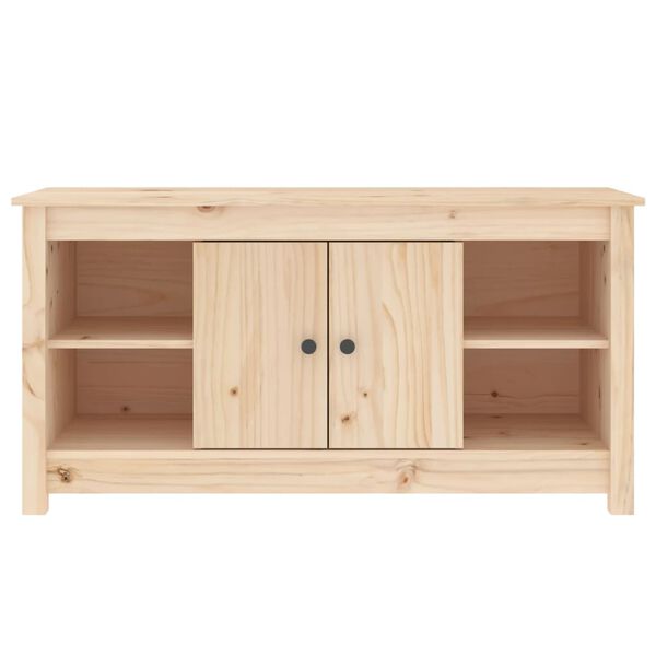 vidaXL Meuble TV 103x36,5x52 cm Bois de pin massif