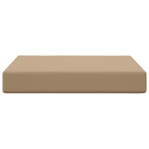 vidaXL Coussin de canap&eacute; d'ext&eacute;rieur Taupe 60 x 60 x 8 cm Polyester