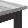 vidaXL table Gris Sonoma 100 x 50 x 76,5 cm Bois d'ing&eacute;nierie et acier