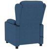 vidaXL Fauteuil &eacute;lectrique de massage Bleu Tissu
