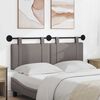 vidaXL T&ecirc;te de lit suspendue Montage mural Taupe 130 x 55 x 5 cm tissu