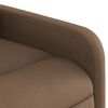 vidaXL Fauteuil inclinable Marron Tissu