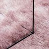 vidaXL Tapis Shaggy &agrave; poils longs NAVARRA rose poudr&eacute; 80x150 cm