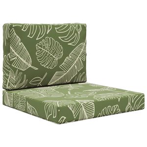 vidaXL Coussin de canap&eacute; d'ext&eacute;rieur Polyester Mod&egrave;le feuille
