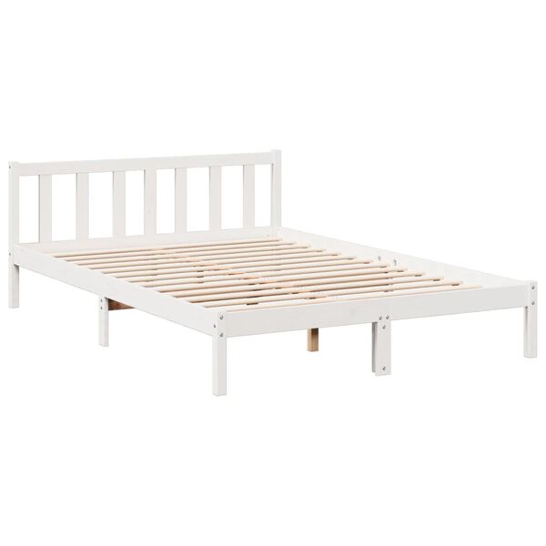vidaXL Cadre de lit extra long sans matelas 140x220 cm bois massif pin