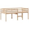vidaXL Lit haut sans matelas 90x190 cm bois de pin massif