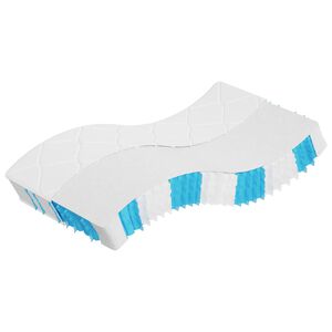 vidaXL Matelas &agrave; ressorts ensach&eacute;s duret&eacute; moyenne 120x200 cm