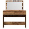 vidaXL Table de Toilette avec tiroir Bois ancien 100 x 40 x 120 cm