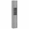 vidaXL Armoire de bain Sonoma gris 32x25,5x190 cm Bois d'ing&eacute;nierie