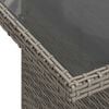 vidaXL Ensemble de canap&eacute; de jardin 8 pcs Gris Poly Rattan