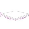 vidaXL Dessus de table carr&eacute; Marron fonc&eacute;70x70x1,5cm Bois ch&ecirc;ne trait&eacute;