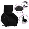 vidaXL Fauteuil inclinable électrique noir tissu