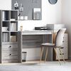 vidaXL Bureau Gris Sonoma 90 x 50 x 76 cm