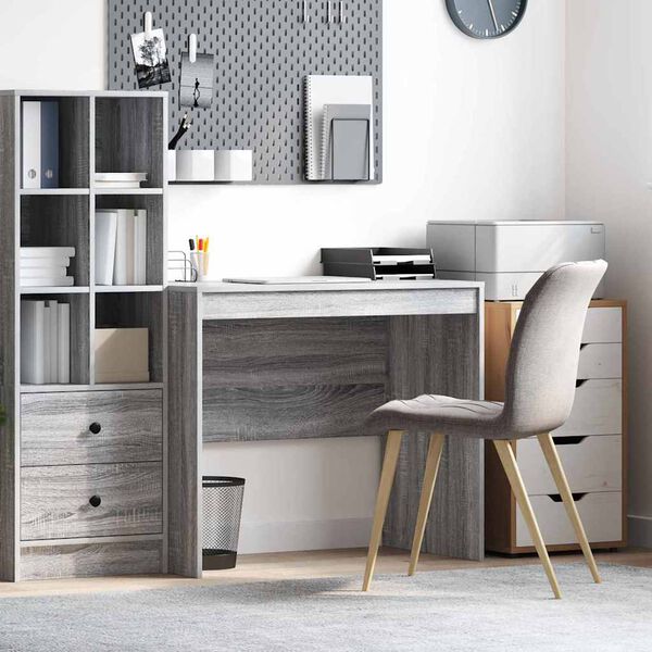 vidaXL Bureau Gris Sonoma 90 x 50 x 76 cm