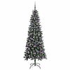 vidaXL Sapin de No&euml;l artificiel Vert 210 cm PVC, plastique et acier