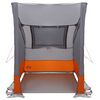 vidaXL Tente de hayon Gris et orange 194 x 180 x 210 cm taffetas