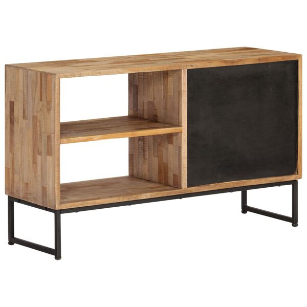 vidaXL Meuble TV Bois de teck recycl&eacute; 90 x 30 x 55 cm
