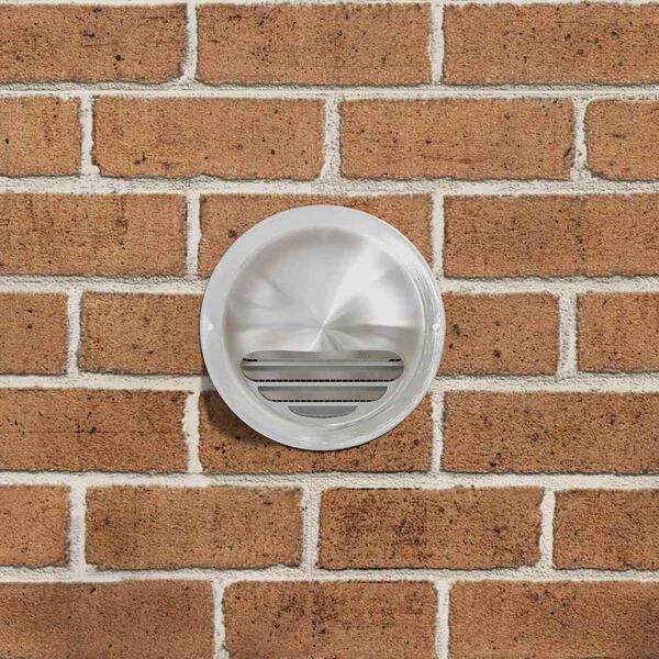 vidaXL Couvre-vent Air 8 pcs Argent 150 mm Acier inoxydable