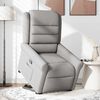 vidaXL Fauteuil inclinable gris nuage tissu