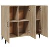 vidaXL Buffet chêne sonoma 90x34x80 cm bois d'ingénierie