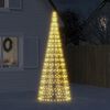 vidaXL Sapin de No&euml;l &agrave; LED sur m&acirc;t de drapeau 550 LED blanc 300 cm