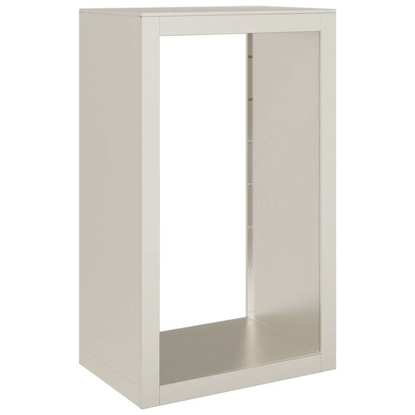 VidaXL Étagère à bois 60x40x100 cm acier résistant aux intempéries