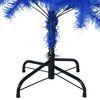 vidaXL Sapin de No&euml;l artificiel avec support bleu 120 cm PVC