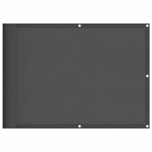 vidaXL &Eacute;cran de balcon anthracite 75x700 cm 100% polyester oxford