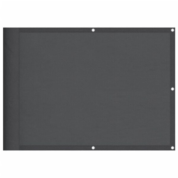 vidaXL Écran de balcon anthracite 75x700 cm 100% polyester oxford