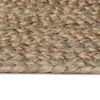 vidaXL Tapis de surface Rectangulaire Gris 140 x 200 cm Jute